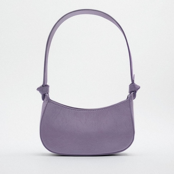 ✨Zara Knotted Shoulder Bag Lilac - Picture 1 of 5